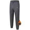 thumbnail image 1 of Men's Winter Fleece Pants Sherpa Lined Sweatpants Active Running Jogger Pants, 1 of 7