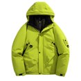 thumbnail image 1 of Men's Winter Heavy Duty Work Jacket Warm Insulated Coat Outdoor Windproof Cold Weather Coat Men Utility Jacket Clothes, 1 of 4