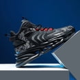 thumbnail image 1 of Men's Winter High-Top Sneakers/Boots - Ultra-Light Thick-Sole Knife-Soled Sports Shoes  Cushioning &  Upper for Urban Streetwear,, Casual (Lace-Up) - All-Terrain  with Large Rubber Outsole,, 1 of 8