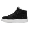 thumbnail image 1 of Men's Winter High-Top Sneakers, Lace-Up Ankle Shoes with Plush Lining and Textured Sole Edge, 1 of 7