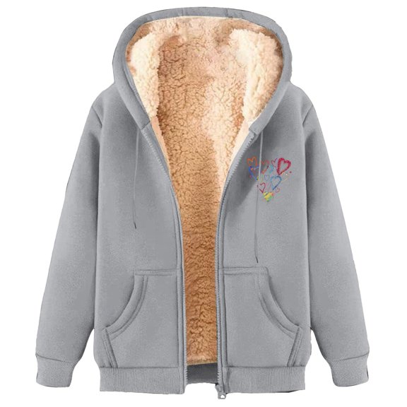 Men's Winter Hooded Cardigan Coat Soft Lamb Wool Blend Thick Warm Outerwear for Cold Weather Oversized Pullover Long Sleeve Crewneck Casual Tops