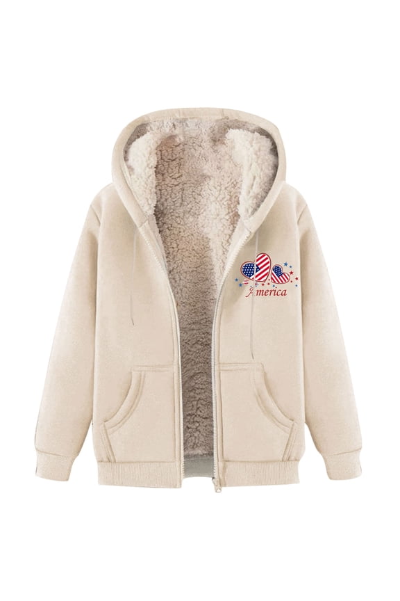 Men's Winter Hooded Cardigan Coat Warm Thick Lamb Wool Blend Outerwear for Autumn Casual Comfort Oversized Pullover Long Sleeve Crewneck Casual Tops