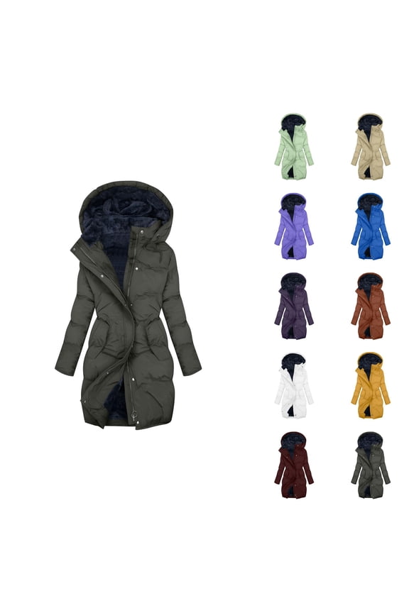 Men's Winter Hooded Coat with Trim – Heavyweight Insulated, Windproof & Waterproof Puffer Jacket for Extreme Cold Weather Outdoor Activities, Thicken Parka with Multi-Pockets