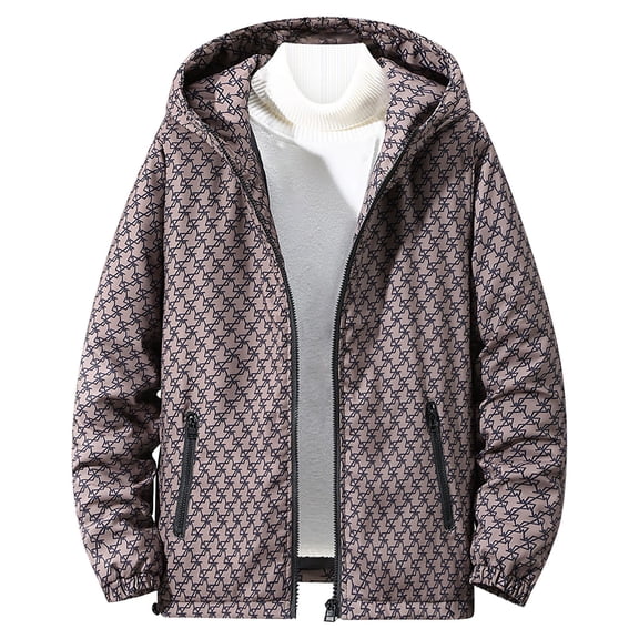 Men's Winter Hooded Jacket Loose Fit Warm Coat For Fall And Winter Season