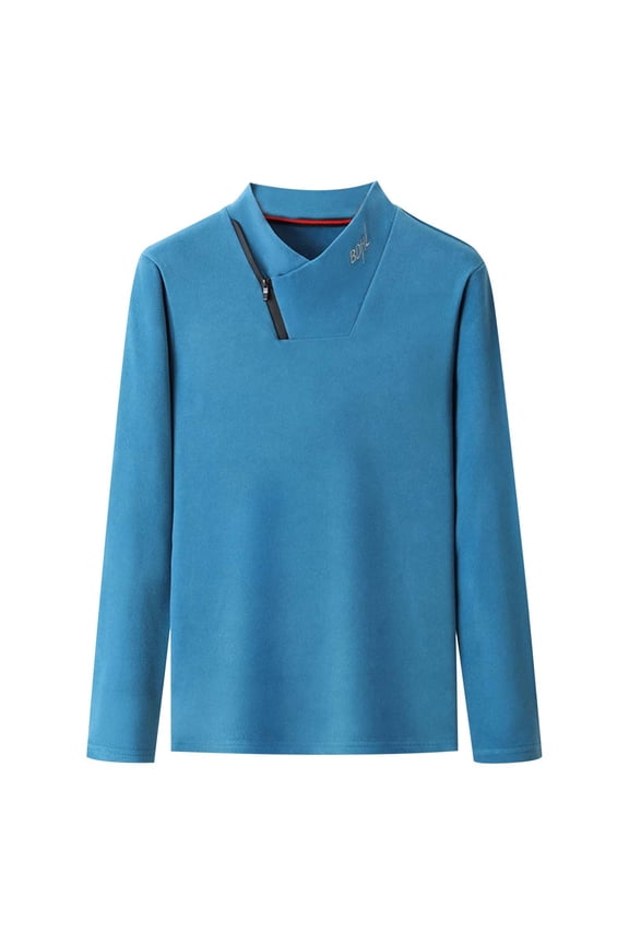 Men's Winter Long Sleeve V Neck Thermal Base Layer T Shirt for Comfortable Inner Wear Embroidered Design for Everyday Use Soft Fabric for Enhanced Warmth and Style