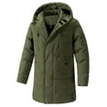 thumbnail image 1 of Men's Winter New Cotton Padded Coat Large Size Men's Korean Version Of Casual Fashion With Warm Cotton Padded Jacket Long, 1 of 5