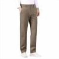 thumbnail image 1 of Men's Winter Regular Fit Dress Pants Casual Business Straight Leg High Waist Warm Comfortable Pants with Pockets (XL, Khaki), 1 of 8