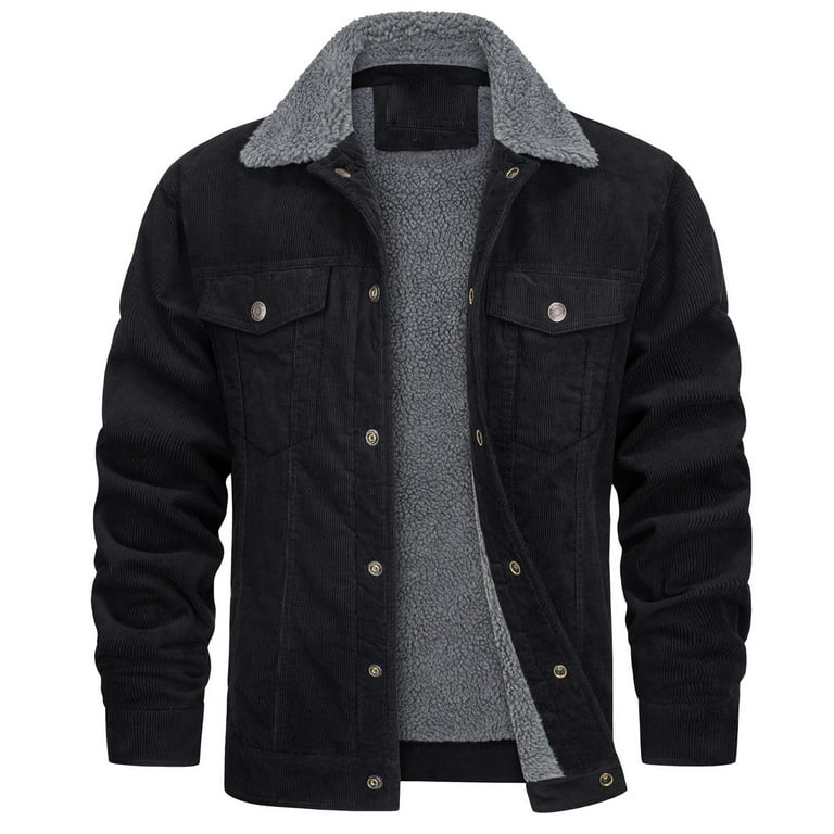 Denim hot sale shacket men's