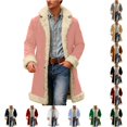 thumbnail image 1 of Men's Winter Solid Color Anorak Coat Warm Casual Jacket for Cold Weather Indoor and Outdoor, 1 of 6
