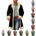 thumbnail image 1 of Men's Winter Solid Color Anorak Coat Warm Casual Jacket for Cold Weather Indoor and Outdoor, 1 of 7