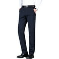 thumbnail image 1 of MEILIHUA Men's Winter Stretch Dress Pants - Thick 4-Way Elastic Formal Trousers with Back Embroidery, 1 of 14
