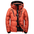 thumbnail image 1 of Men's Winter Thickened Down Jacket - Warm, Windproof with Hood for Outdoor Activities, 1 of 2