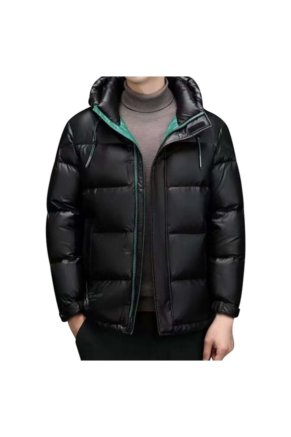Men's Winter Warm And Shiny Clothes Are Fashionable Comfortable And Loose In Size