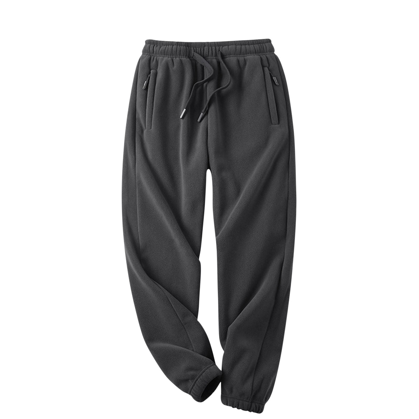 Mens Sherpa Fleece Lined Sweatpants Winter Thermal Warm