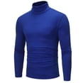 thumbnail image 1 of Men's Winter Warm High Collar Thermal Underwear - Long Sleeve Basic Pullover Top for Daily Wear, 1 of 6