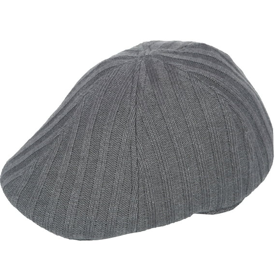 Men's Winter Warm Knit Quilted Lining Duck Bill Newsboy Ivy Cap