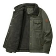 thumbnail image 1 of Men's Winter Warm Padded And Thickened With Pockets Casual Style Lapel Coat Jacket, 1 of 8