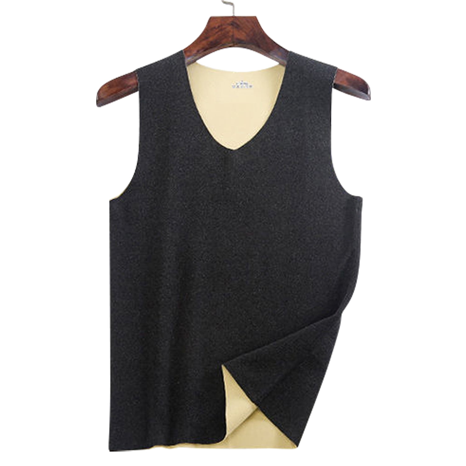 Men's Winter Warm Thermal Tank Top Sleeveless Undershirt