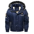 thumbnail image 1 of Men's Winter Windproof Casual Fashionable Warm Slim Fit Hooded Down Jacket, 1 of 2