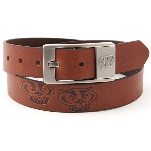 Wisconsin Badgers Brandish Leather Belt
