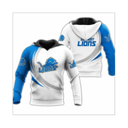 ZPYFSM Men's Woman Spring Autumn Lightweight Transitional American Rugby Hoodie Pullover Team Fan Apparel Couple Sweater Detroit.Lions