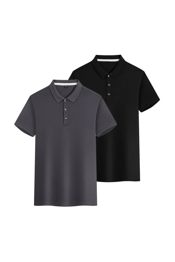 Men's and Women's 2-Pack Solid Color Shirts, Short Sleeve Dry-Fit Sports Tops, Moisture-Wicking Quick-Drying Breathable Casual and Workout Essential for Active Lifestyle