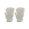 thumbnail image 1 of Men's Women's 2 Pairs Warm Winter Fuzzy Cozy Gloves, 2 Set White, 1 of 3