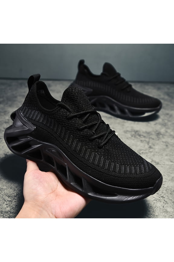 Men's & Women's 2026 All-Season Breathable Running Shoes - Lightweight Stability Sneakers with Cushioned Sole, Purple/Black Track Shoes for Gym,, Walking - Unisex Athletic Footwear