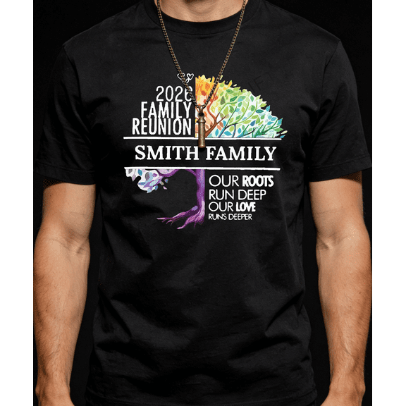 Men's Women's 2026 Family Reunion Tree Smith Family T-Shirt S-5XL