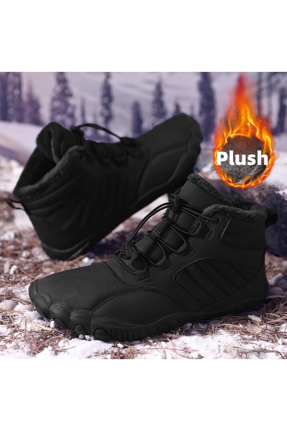Men's & Women's All-Terrain Winter Boots-Heavy-Duty Thermal Insulated Snow Boots with Slip-Resistant Rubber Sole, Ankle Support & Arch Support, Multi-Functional Hiking, Casual Shoes for Cold Weather