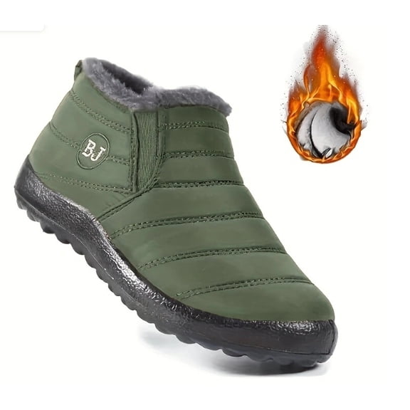 Men's Women's Anti Skid Warm Snow Shoes for Winter Outdoor Walking