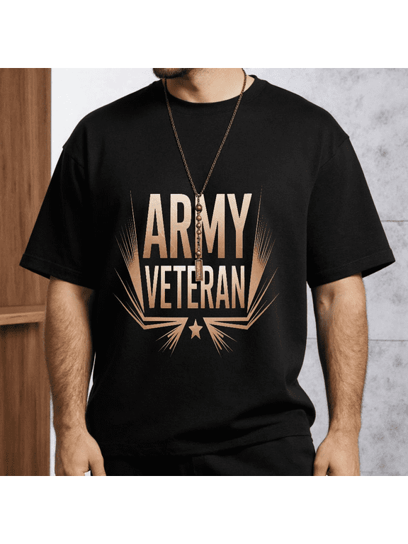Men's Women's Army Veteran Graphic T-ShirtS-5XL