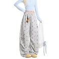 thumbnail image 1 of Men's Women's Baggy Jogging Bottoms Dachshund Graphic Sweatpants Drawstring Casual Trousers Y2K Streetwear Sports Trousers With Pockets Unisex Vintage Wide Leg Pants with Fixed pendant, 1 of 7