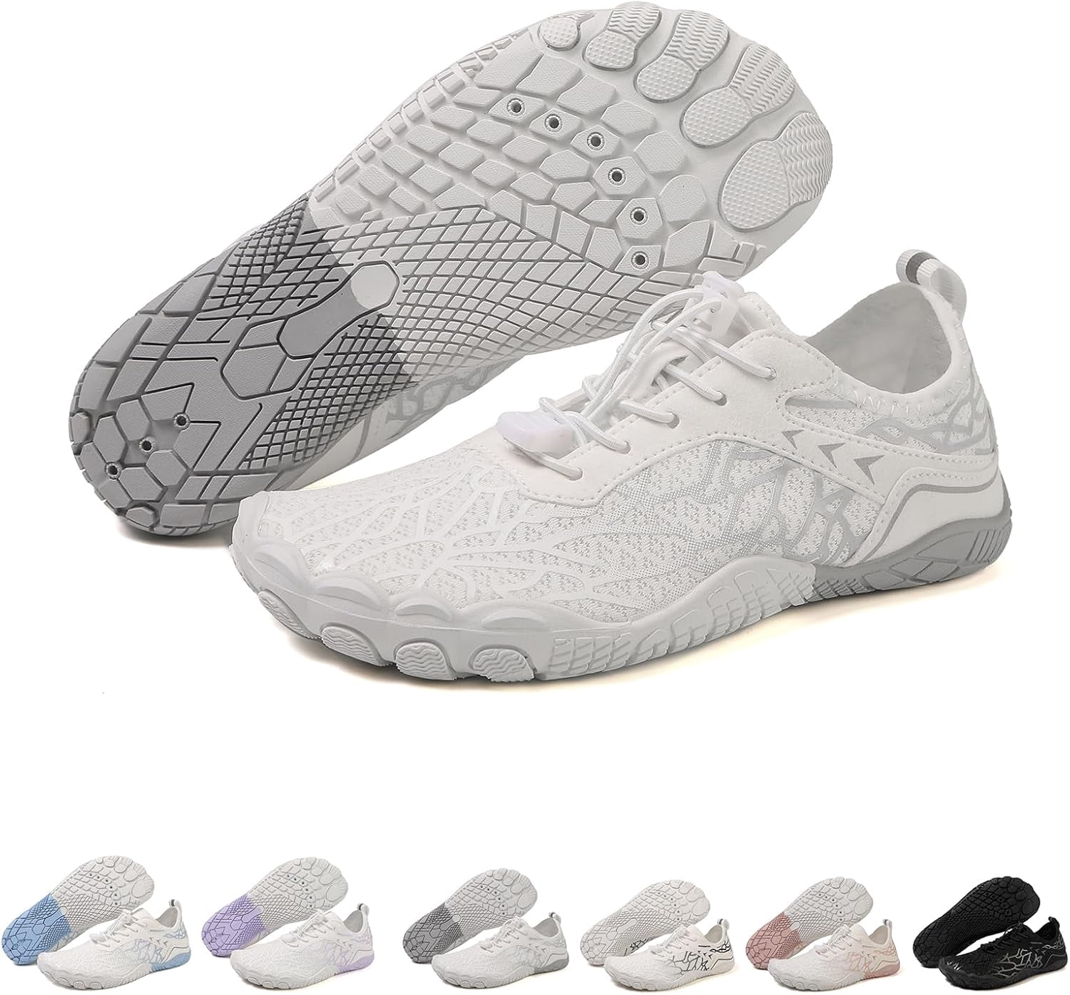 Men's and Women's Beach Hiking Fitness Shoes – Waterproof EVA Comfort Insole, Non-Slip Rubber Sole, Lightweight Couple Style Sneakers for Outdoor Activities