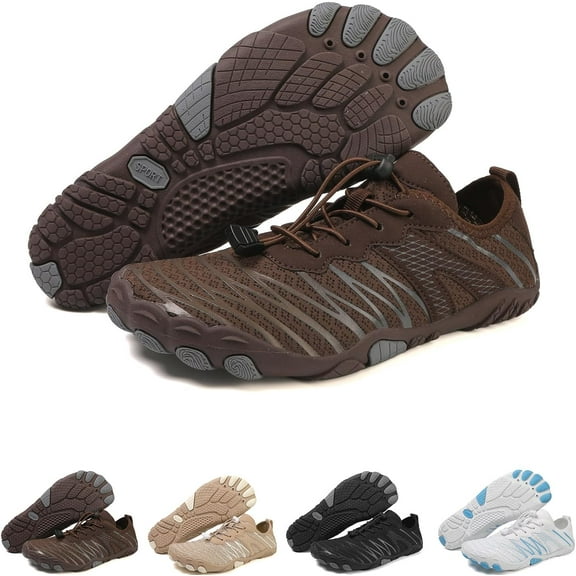 Men's and Women's Beach Hiking Fitness Shoes – Waterproof EVA Comfort Insole, Non-Slip Rubber Sole, Lightweight Couple Style Sneakers for Outdoor Activities