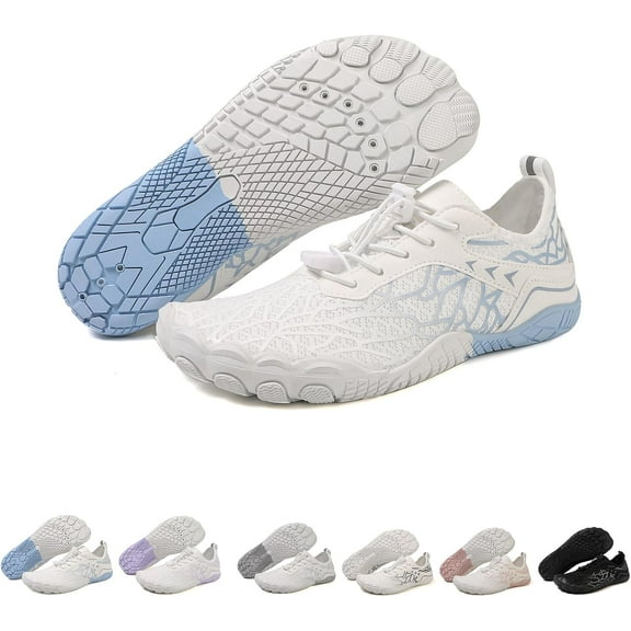 Men's and Women's Beach Hiking Fitness Shoes – Waterproof EVA Comfort Insole, Non-Slip Rubber Sole, Lightweight Couple Style Sneakers for Outdoor Activities