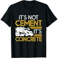 thumbnail image 1 of Men's & Women's Black Concrete Pump Operator T-Shirt, Classic Fit, Short Sleeve, Small, Round Neck, Modern Concrete Design, All Seasons, 1 of 5