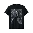thumbnail image 1 of Men's & Women's Black Whale Shark T-Shirt - Soft Breathable Regular Fit Short Sleeve Tee with White Whale Shark & Ocean Pattern, Marine Life Design - Casual Beachwear, Shark, 1 of 6