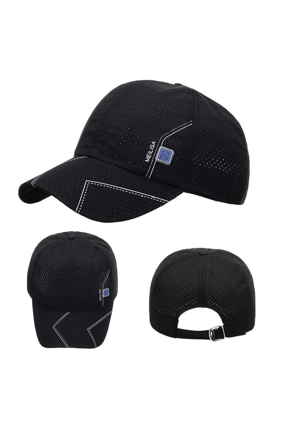 Men's and Women's Breathable Baseball Cap, Moisture Wicking Sport Hat with Adjustable Snapback, Sun Protection for Mountain Climbing, Beach Activities and Outdoor Sports