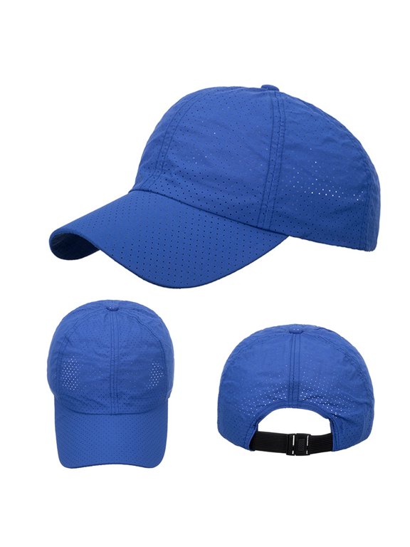 Men's and Women's Breathable Baseball Cap, Moisture Wicking Sport Hat with Adjustable Snapback, Sun Protection for Mountain Climbing, Beach Activities and Outdoor Sports