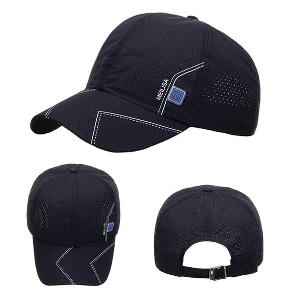 Men's and Women's Breathable Baseball Cap, Moisture Wicking Sport Hat with Adjustable Snapback, Sun Protection for Mountain Climbing, Beach Activities and Outdoor Sports