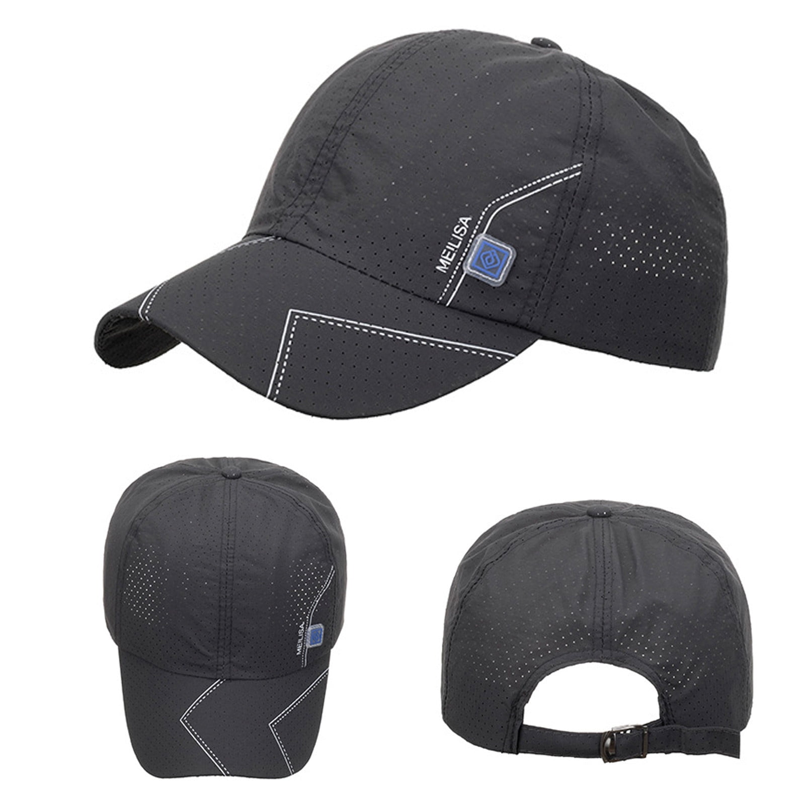 Moisture-wicking Adjustable Baseball Cap for Outdoor Adventures Adjustable UPF Baseball Hat - one-size fits most | Olive main image 4