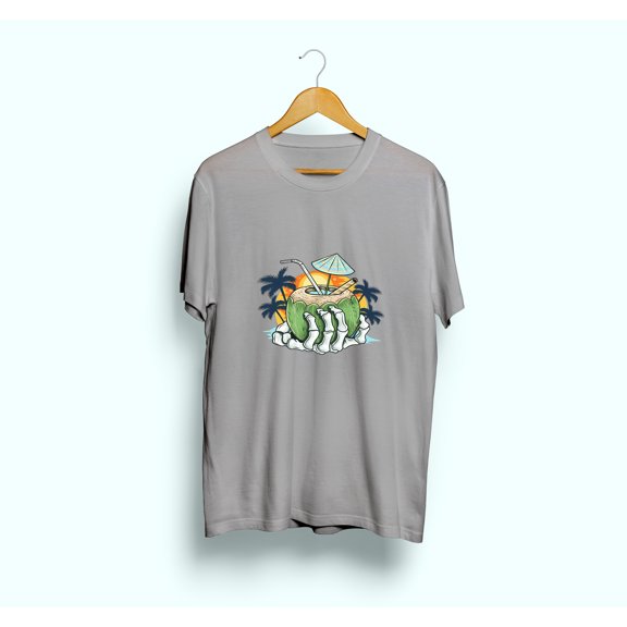 Men’s & Women’s Casual Short Sleeve T-Shirt - coconut pattern Comfortable & Breathable Casual T-Shirt for Everyday Wear