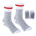 thumbnail image 1 of Men's Women's Christmas Holiday Fun Dress Socks Funny Gifts Cute Novelty Cotton Pale Grey, 1 of 6