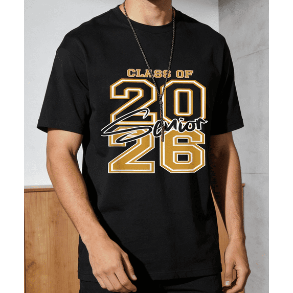 Men's Women's Class of 2026 Senior Graphic T-Shirt S-5XL