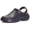 thumbnail image 1 of Men's Women's Clogs Waterproof Fleece Lined Winter Slippers Garden Shoes, 1 of 6