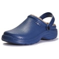 thumbnail image 1 of Men's Women's Clogs Waterproof Fleece Lined Winter Slippers Garden Shoes, 1 of 6