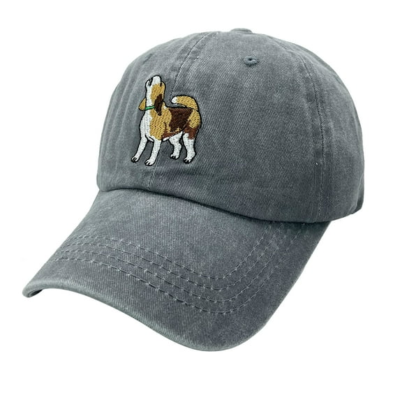 Men's & Women's Cute Prideful Beagle Dog Mom & Dog Dad Baseball Cap Vintage Washed Funny Embroidered Hat