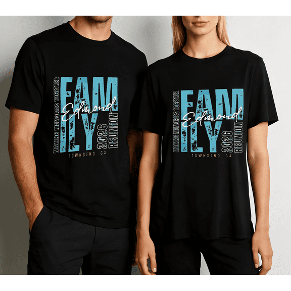 Men's Women's Family Reunion 2026 Townsend GA T-ShirtS-5XL Party