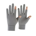 thumbnail image 1 of Men's & Women's Fishing Gloves-Non-Slip Sun Protection Driving Gloves for Hiking,Kayaking,Biking,Rowing with Touchscreen Fingertips, 1 of 5
